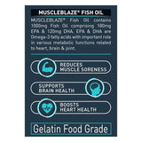 MuscleBlaze Fish Oil - 180 Servings, 1000 mg (180mg EPA and 120mg DHA)