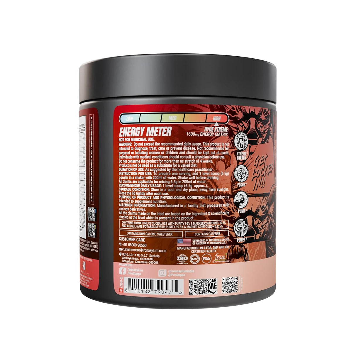 ProSupps HYDE XTREME Pre Workout - 30 Servings