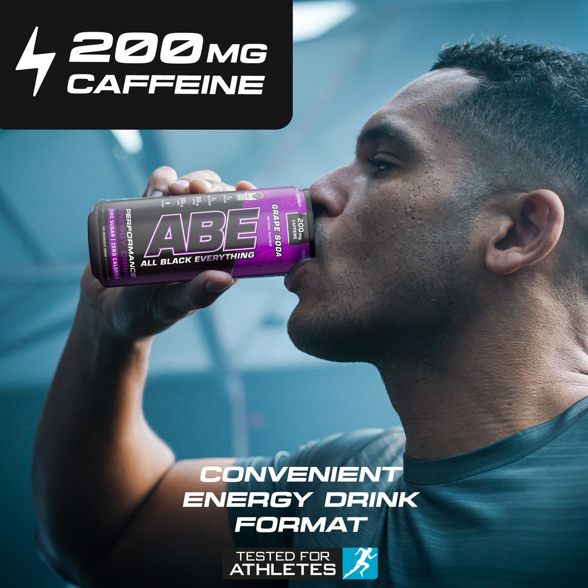 Applied Nutrition ABE Pre-Workout RTD | Sugar-Free Carbonated Drink | 330ml x 12