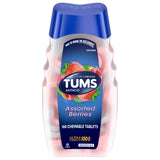 TUMS Ultra Strength Chewable Antacid Tablets | Assorted Berries | 160 Tablets