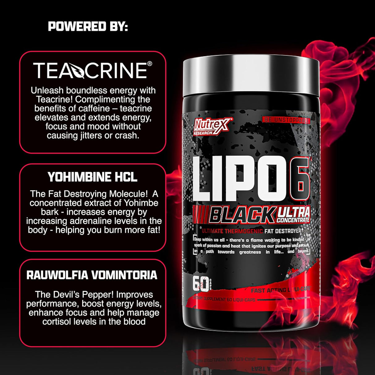 Nutrex Lipo 6 Black Ultra Concentrate- 60 Caps