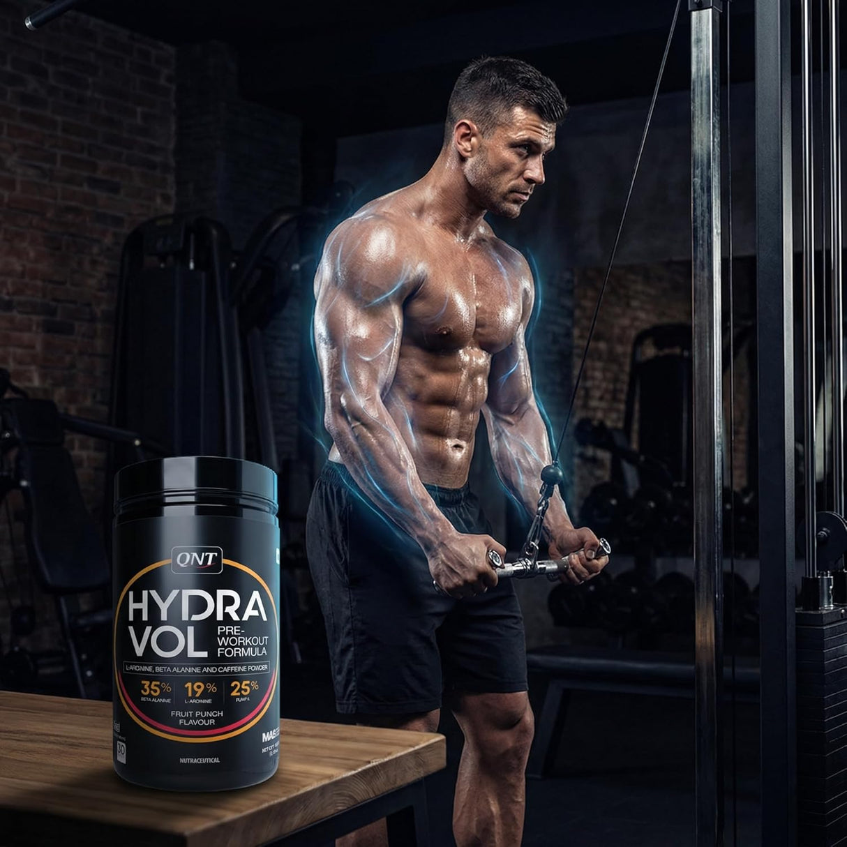 QNT Hydravol Pre-Workout Formula | Beta-Alanine, Caffeine | Energy Boost, Focus & Muscle Strength | 400g, 30 Servings