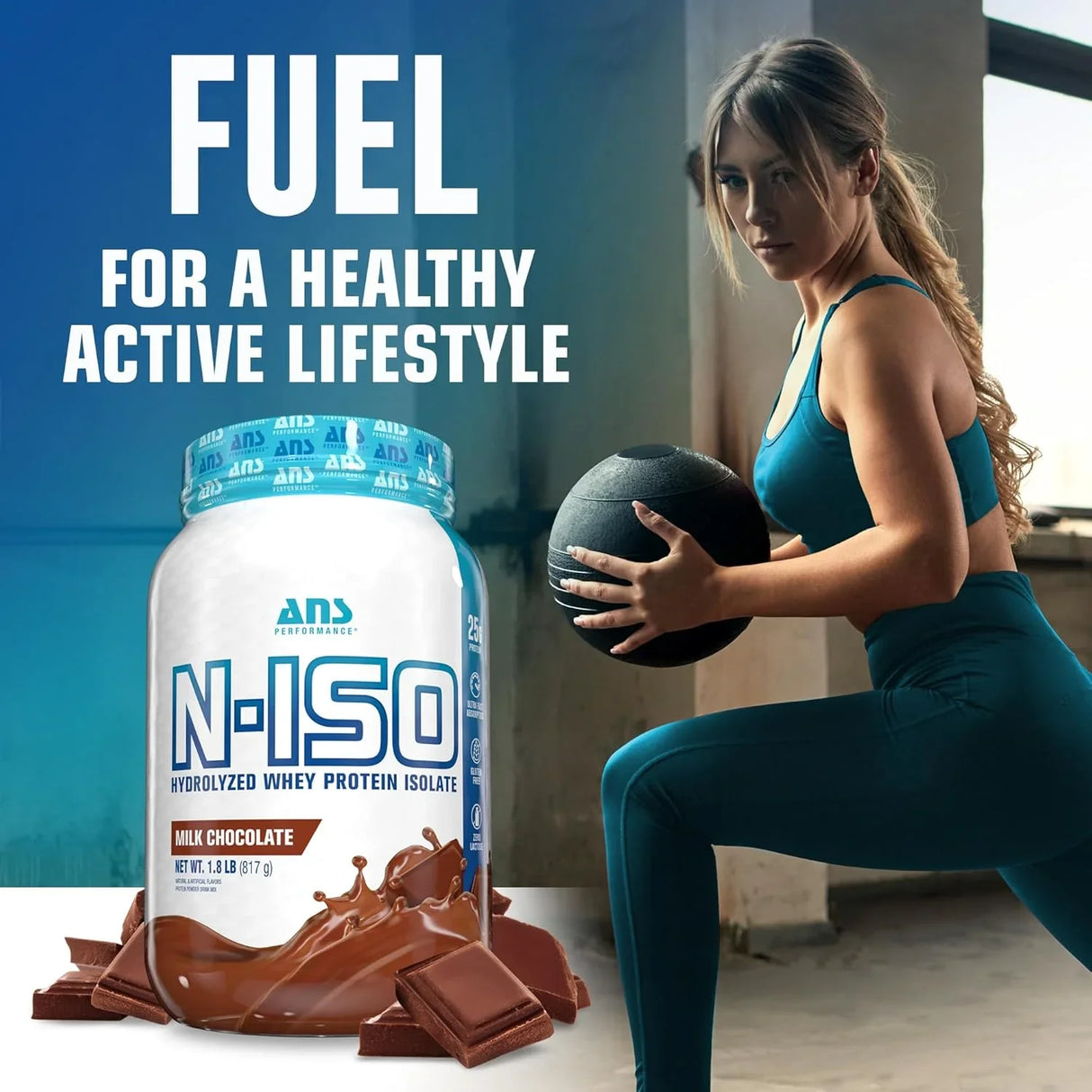 Ans N-ISO Hydrolyzed Whey Protein Isolate - 1.8 Lbs