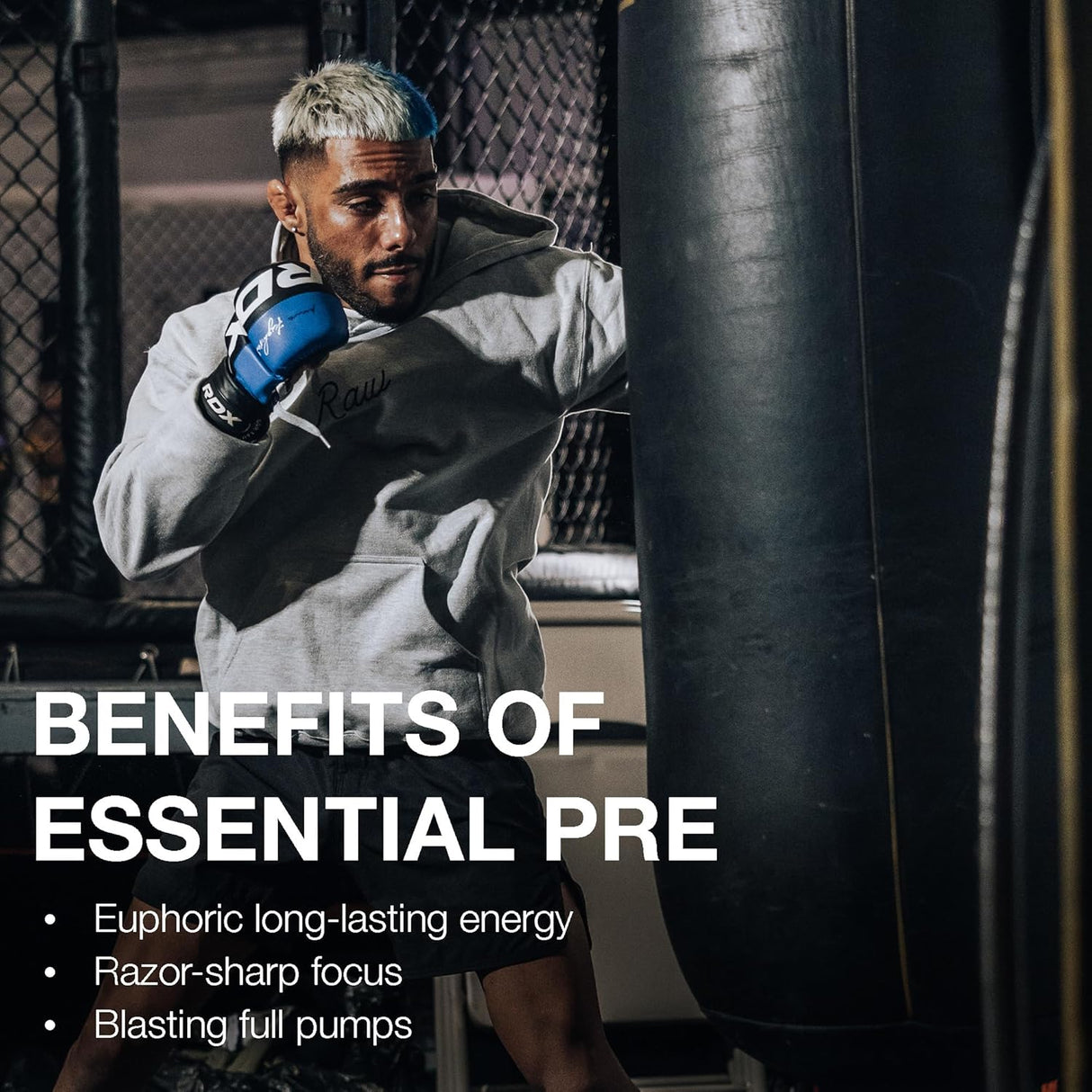 RAW Essential Pre-Workout Powder | Caffeine, L-Citrulline, L-Tyrosine & Beta-Alanine