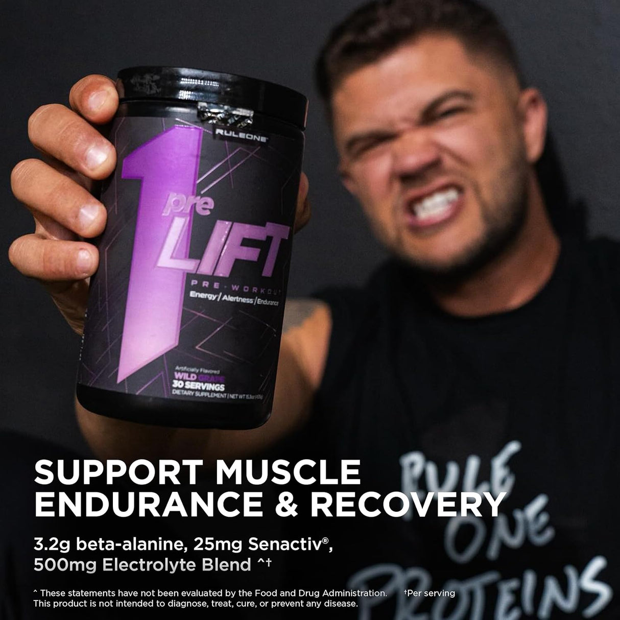 RULE1 Lift Pre-Workout, 30 Servings