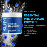 RAW Essential Pre-Workout Powder | Caffeine, L-Citrulline, L-Tyrosine & Beta-Alanine
