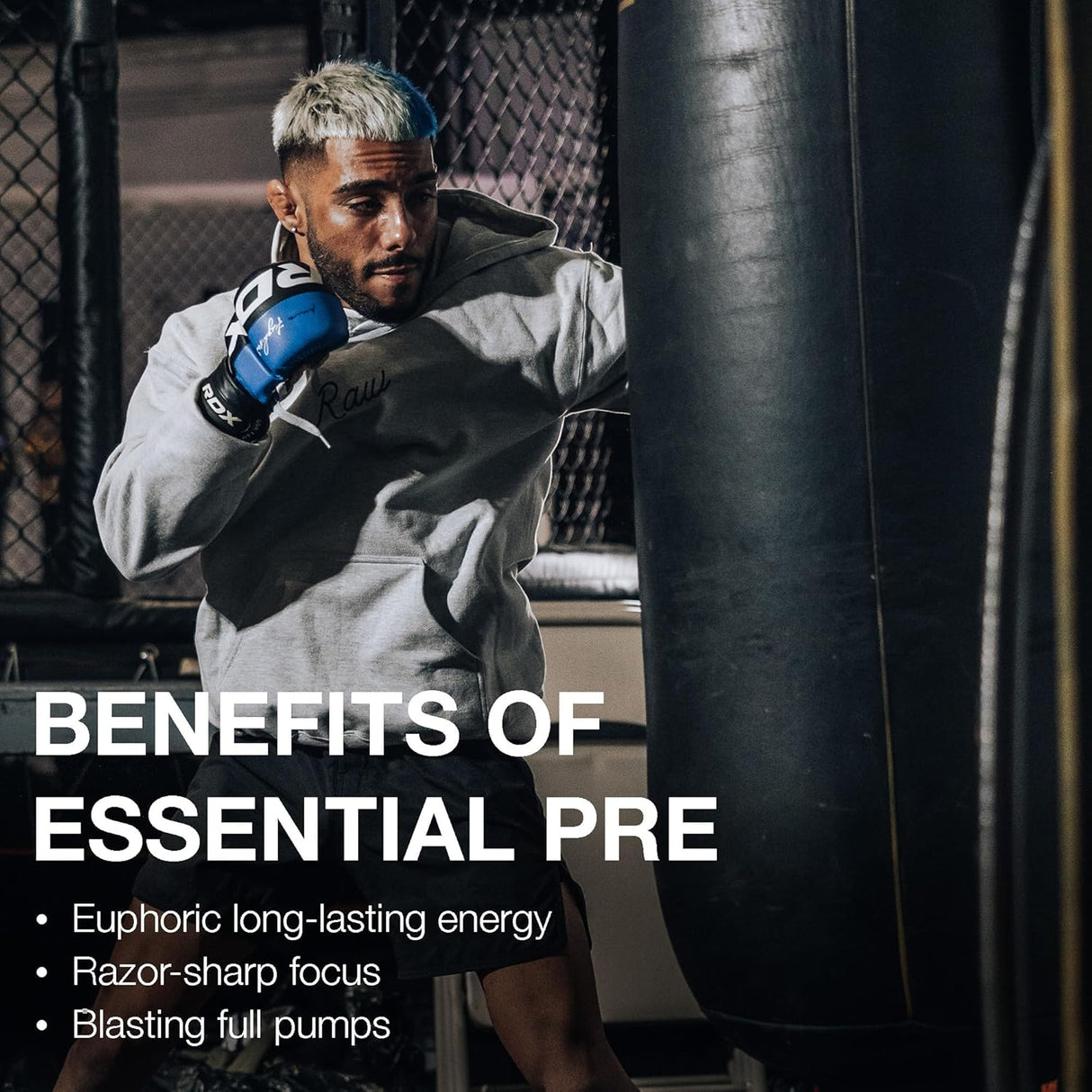 RAW Essential Pre-Workout Powder | Caffeine, L-Citrulline, L-Tyrosine & Beta-Alanine