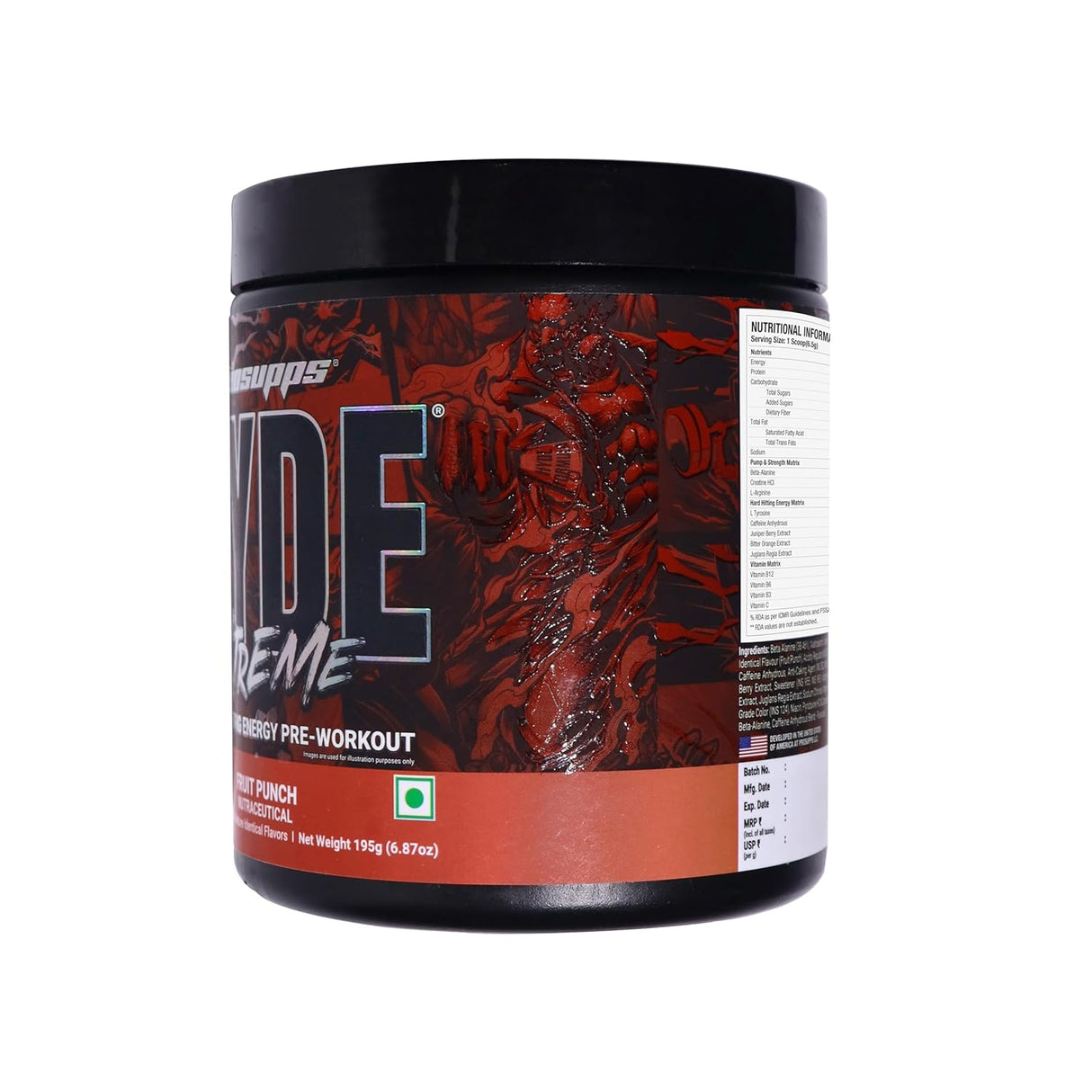 ProSupps HYDE XTREME Pre Workout - 30 Servings