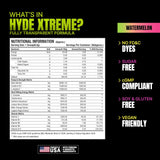 ProSupps HYDE XTREME Pre Workout - 30 Servings