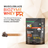 MuscleBlaze Biozyme Performance Whey Protein PR - 2.2 Lbs (Refill Pack)