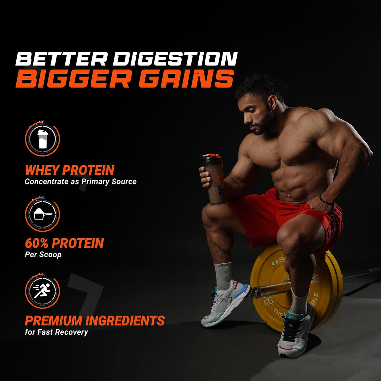 Fuel One Whey Protein Powder | 1 kg (2.2 lb) | 25 Servings