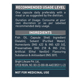 MuscleBlaze Fish Oil - 180 Servings, 1000 mg (180mg EPA and 120mg DHA)