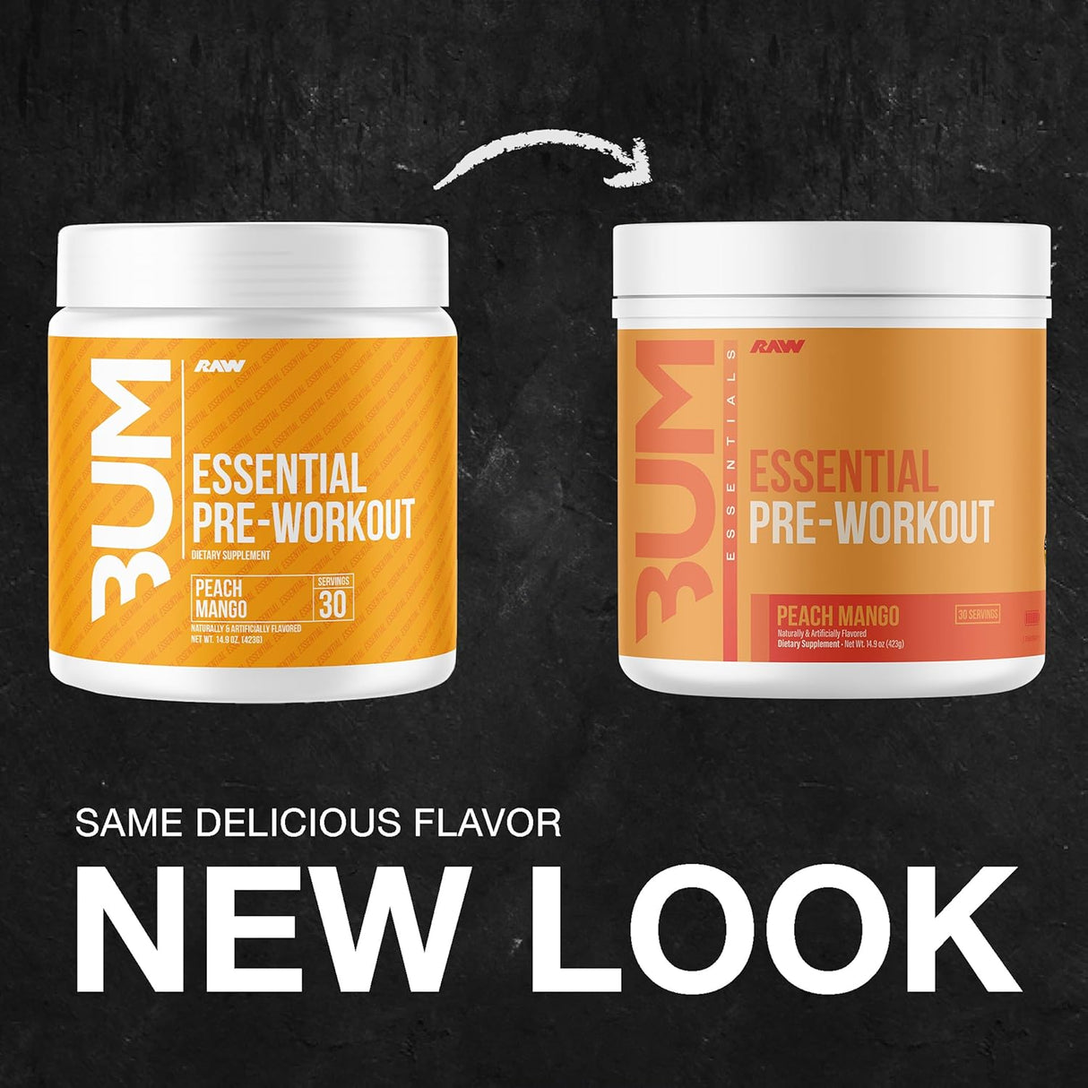 RAW Essential Pre-Workout Powder | Caffeine, L-Citrulline, L-Tyrosine & Beta-Alanine