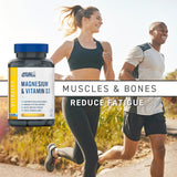 Applied Nutrition Magnesium & Vitamin D3 | 90 Capsules (30 Servings)