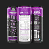 Applied Nutrition ABE Pre-Workout RTD | Sugar-Free Carbonated Drink | 330ml x 12