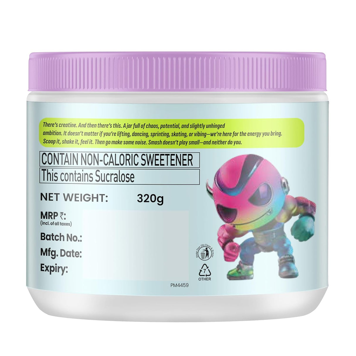 Smash Micronised Creatine Monohydrate, 320 g