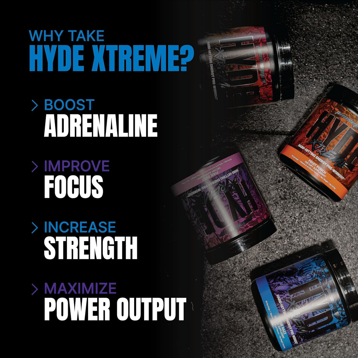 ProSupps HYDE XTREME Pre Workout - 15 Servings