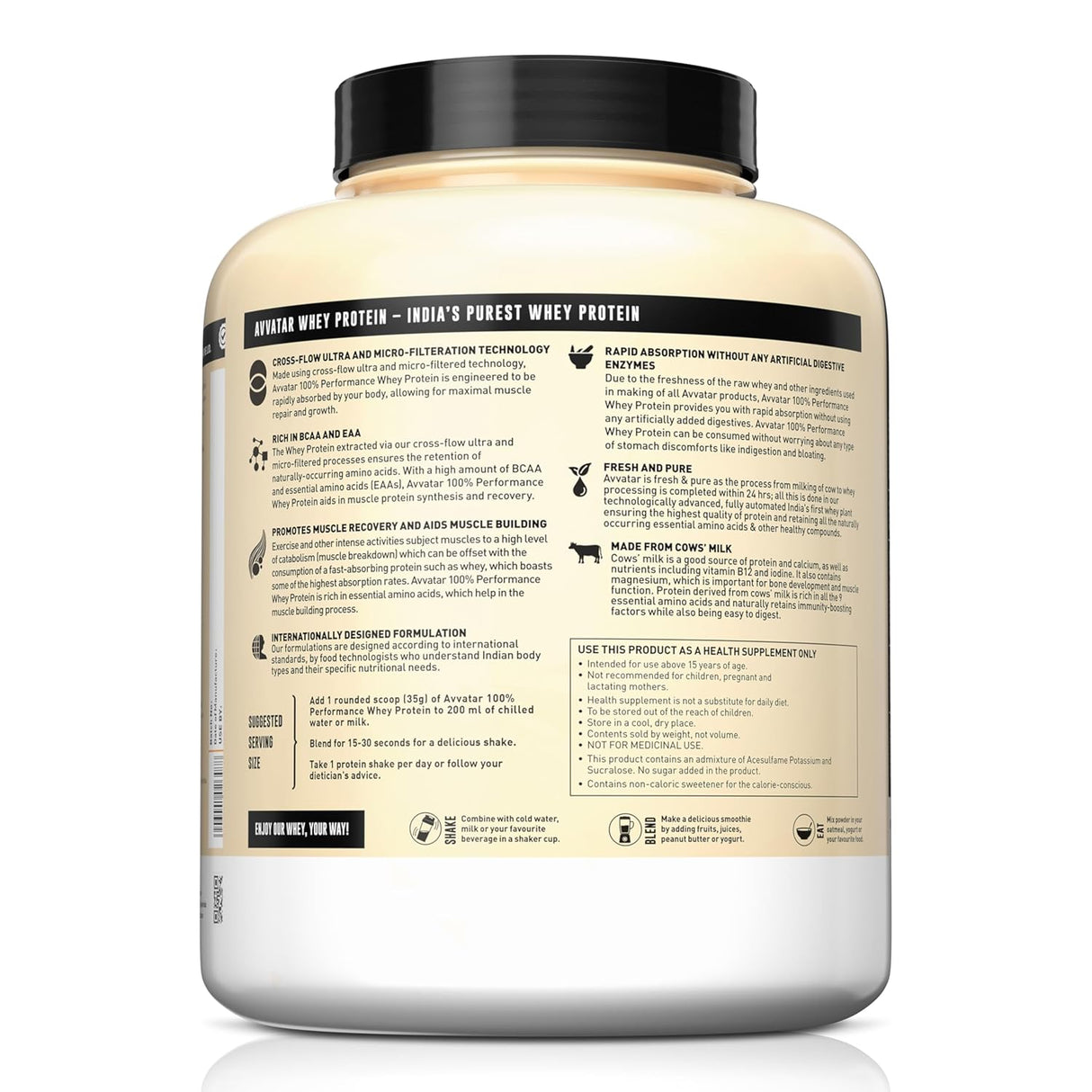 Avvatar 100% Performance Whey - 2 Kg