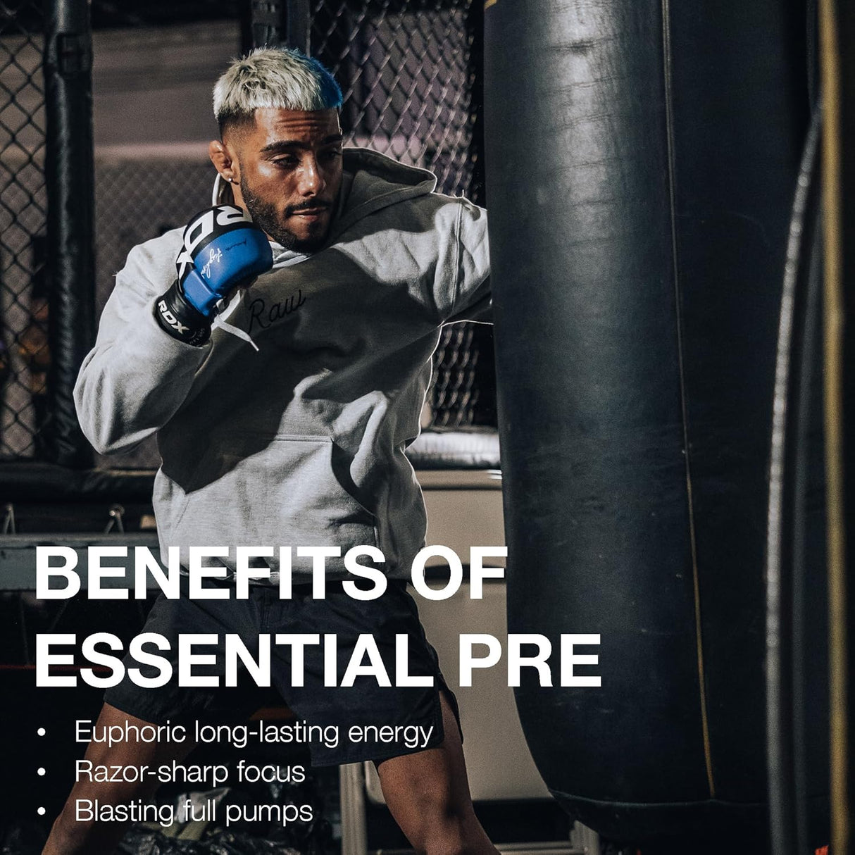 RAW Essential Pre-Workout Powder | Caffeine, L-Citrulline, L-Tyrosine & Beta-Alanine