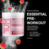 RAW Essential Pre-Workout Powder | Caffeine, L-Citrulline, L-Tyrosine & Beta-Alanine