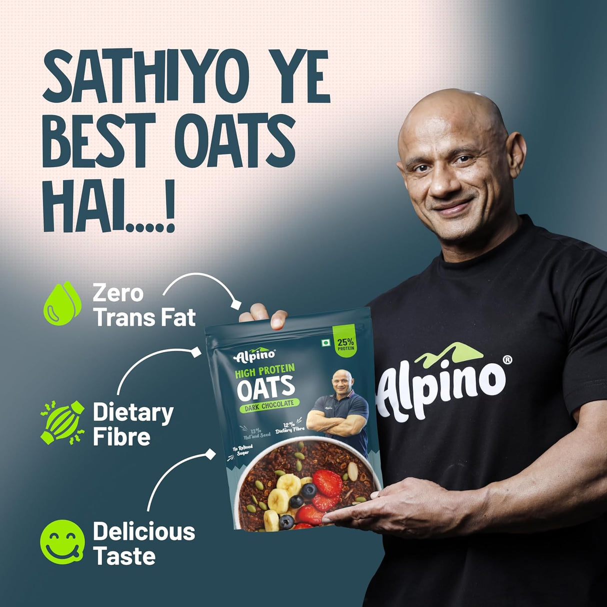 Alpino High Protein Super Oats - 1 Kg