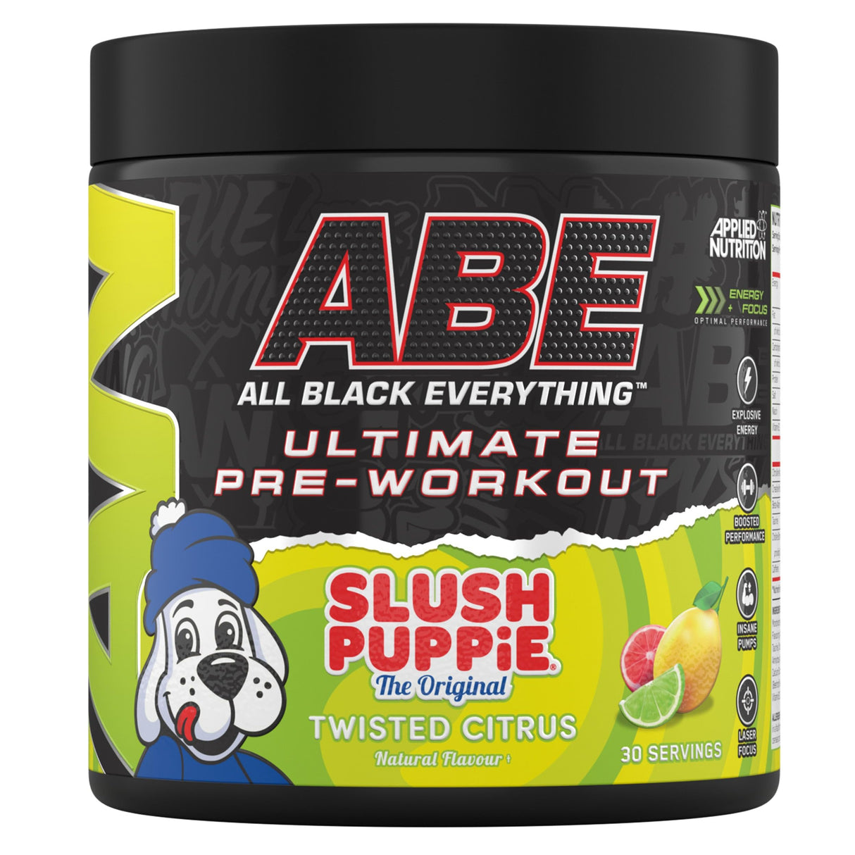 Applied Nutrition ABE (All Black Everything) Pre-Workout Powder | 375g (30 Servings)