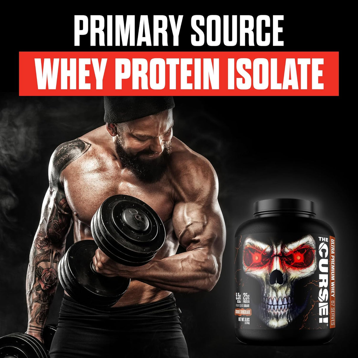 JNX SPORTS The Curse Ultra Premium Whey Protein Powder - 5 Lbs