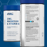 Applied Nutrition ZMA Pro | Zinc, Magnesium, Vitamin B6 & Ashwagandha | 90 Capsules (30 Servings)