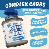 Applied Nutrition Cream of Rice | 25g Carbs | 2kg (67 Servings)