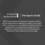 Sports Research Alaskan Omega-3 Fish Oil 1250mg | Triple Strength | 90 Softgels