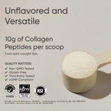 Sports Research Marine Collagen Peptides Powder | Unflavored | 340g (34 Servings)
