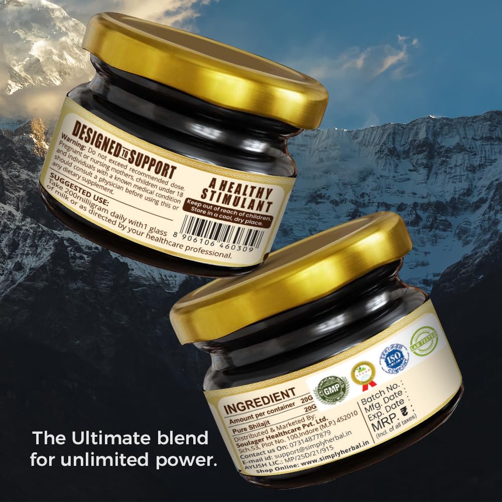 Simply Herbal Himalayan Raw Shilajit Resin | 20g