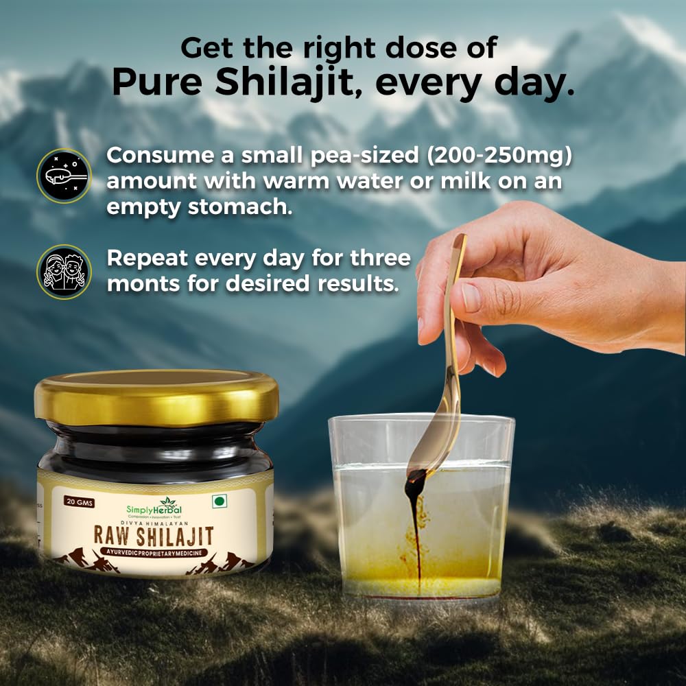 Simply Herbal Himalayan Raw Shilajit Resin | 20g