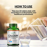 Simply Herbal Calcium Magnesium Zinc | Vitamin D3 & B12 | 120 Tablets