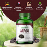 Simply Herbal Mucuna Pruriens (Kapikachhu) Extract 500mg | 90 Capsules