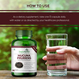Simply Herbal Mucuna Pruriens (Kapikachhu) Extract 500mg | 90 Capsules