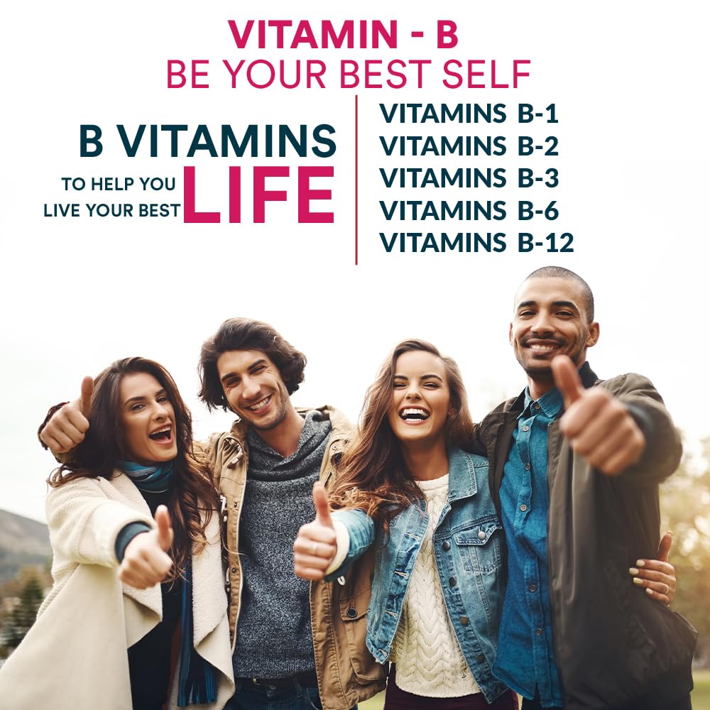 Simply Herbal Vitamin B Complex with Vitamin B12 | 120 Capsules