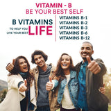 Simply Herbal Vitamin B Complex with Vitamin B12 | 120 Capsules