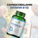 Simply Herbal Vitamin B12 | Cyanocobalamin | 100 Capsules