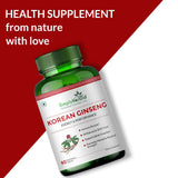 Simply Herbal Natural Korean Red Ginseng | 1000mg | 90 Veg Capsules
