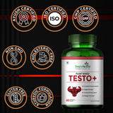 Simply Herbal Testo+ | Kaunch Beej & Ashwagandha | 60 Veg Capsules