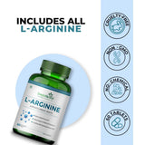 Simply Herbal L-Arginine Amino Acid Tablets | 500mg | 60 Count