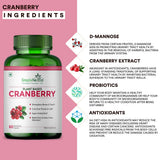 Simply Herbal D-Mannose & Cranberry 800mg | 60 Capsules