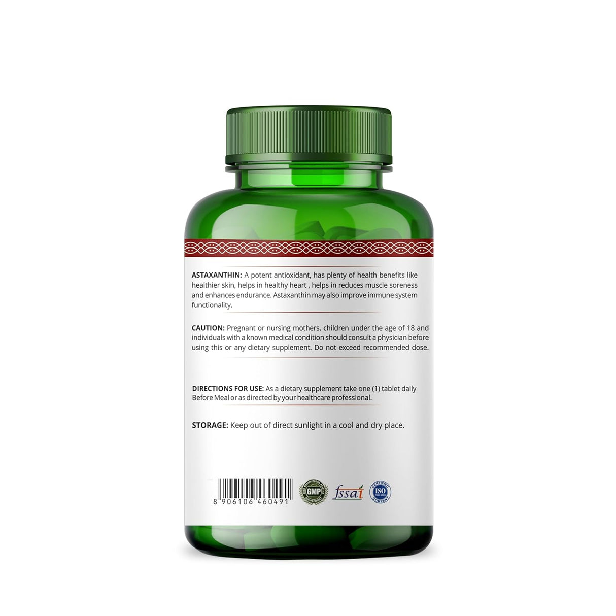 Simply Herbal Astaxanthin 4mg | 60 Veg Tablets