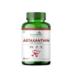 Simply Herbal Astaxanthin 4mg | 60 Veg Tablets