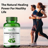 Simply Herbal Ginkgo Biloba 120mg | Bacopa Monnieri (Brahmi) 380mg | 90 Capsules