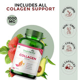 Simply Herbal Plant-Based Collagen Builder 1000mg | Biotin & Vitamin C | 60 Capsules