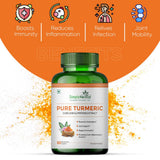 Simply Herbal Turmeric Curcumin & Piperine Extract 800mg | 60 Capsules