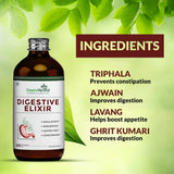 Simply Herbal Ayurvedic Digestive Elixir Syrup | 37 Digestive Enzymes | 200ml
