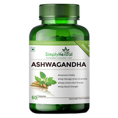 Simply Herbal Ashwagandha | 1000mg | 60 Veg Capsules